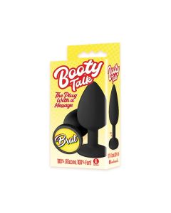 The 9's Booty Calls Brat Plug - Black